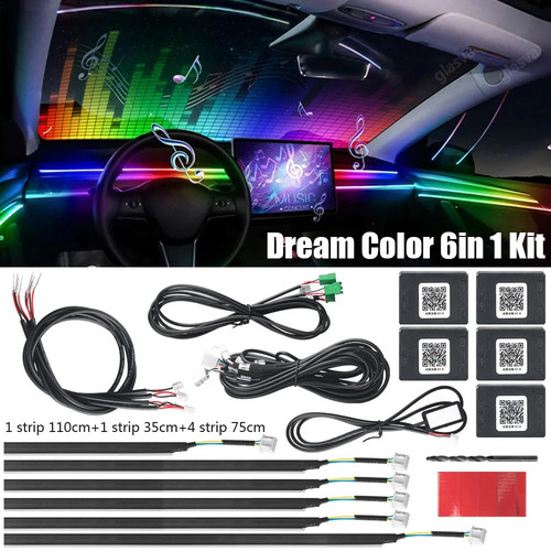 6in1 auto rgb led - 6in1,