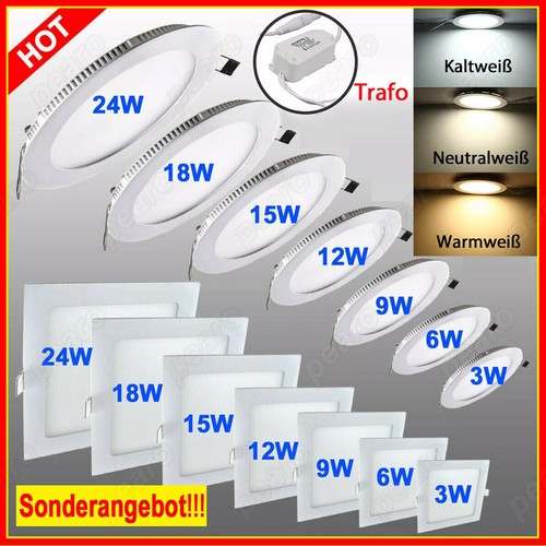 Led einbauleuchte panel - led,