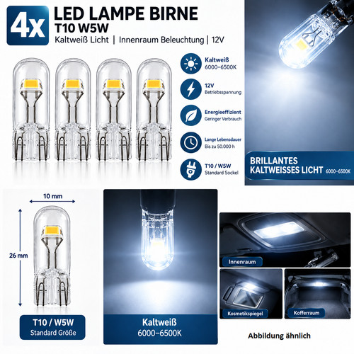 Led lampe birne - led, w5w
