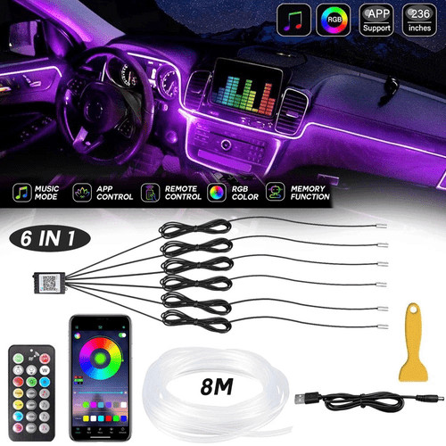 Rgb led ambientebeleuchtung - 8m,