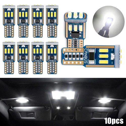 Pcs t10 canbus - w, led